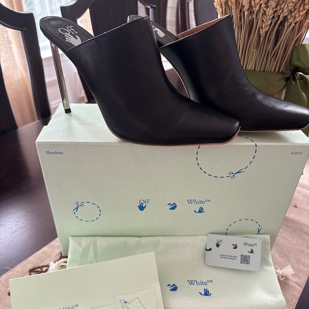 Off White Designer mules